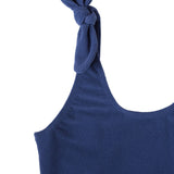 Georgia One Piece Towelling Swimsuit Spaceblue