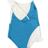 Coco One Piece Swimsuit Skyblue And Ivory
