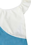 Coco One Piece Swimsuit Skyblue And Ivory