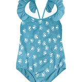 Coco One Piece Swimsuit Folpetto print Seafoam