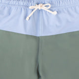 Adam Swim Shorts Sage Green And Light blue