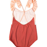 Coco One Piece Swimsuit Terracotta and Peachpink