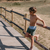 Adam Swim Shorts Sage Green And Light blue