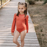 Jemima Surf Suit in Terracotta Peachpink