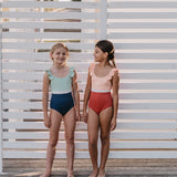 Coco One Piece Swimsuit Spaceblue and mint