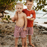 Jamie Rashguard Terracotta and Ivory