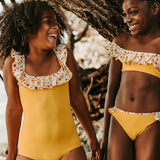 Carolina One Piece - Sicilian Yellow and Lemon Print