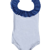 Carolina One Piece Swimsuit Cloudgrey And Space Blue