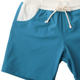 William Swim Shorts Sky Blue And Ivory