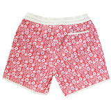 Swim Short Tommaso Jellyfish Print In Terracotta