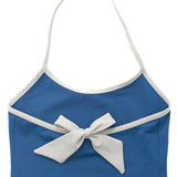 Olivia one piece-cobalt blue and cloudgrey