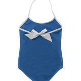 Olivia one piece-cobalt blue and cloudgrey