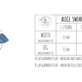 Alice swim pants - Dustyblue