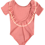 Carlotta Surf Suit in Coral Pink & Peach Pink