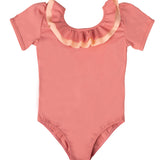 Carlotta Surf Suit in Coral Pink & Peach Pink