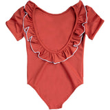 Carlotta Surf Suit Terracotta And Ivory
