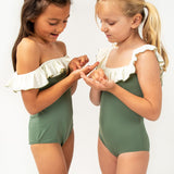Carolina One Piece - Sage And Ivory
