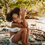 Anna Swim Pants Ivory & Terracotta
