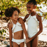 Anna Swim Pants Ivory & Terracotta