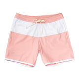 Jack Swim Shorts Dusty Pink And Ivory