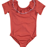 Carlotta Surf Suit Terracotta And Ivory