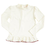 Lucinda Rashguard Ivory And Terracotta
