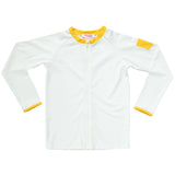 Leo Rashguard Ivory And Sicilian Yellow