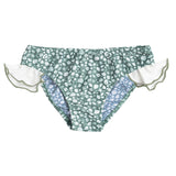 Nora Swim Pants Sage Green Shell Print