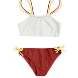 Nina Bikini Terracotta Ivory And Sicilian Yellow