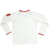 Leo Rashguard Ivory And Terracotta