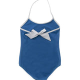 Olivia one piece-cobalt blue and cloudgrey