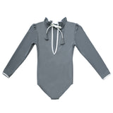 Sofia Surf Suit in Pebbles Grey & Ivory