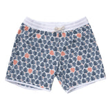 Swimshort Tommaso - Tropical Leaves Pebbles Print