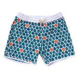 Swimshort Tommaso - Tropical Leaves Teal