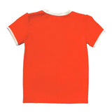 Rashguard Rose in MandarinRed & Ivory