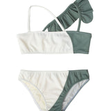 India Bikini Sage green and Ivory