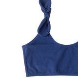 Victoria Towelling Bikini in Spaceblue