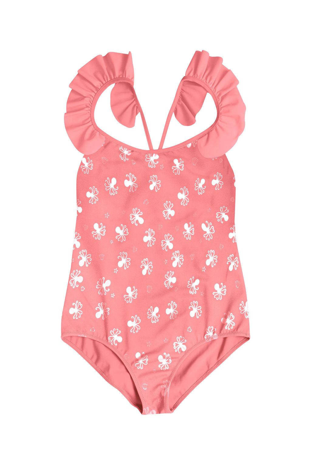 Coco One Piece Swimsuit Folpetto print Blush