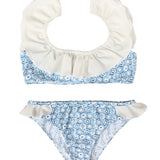 Elisa Bikini Jellyfish Print Dusty Blue