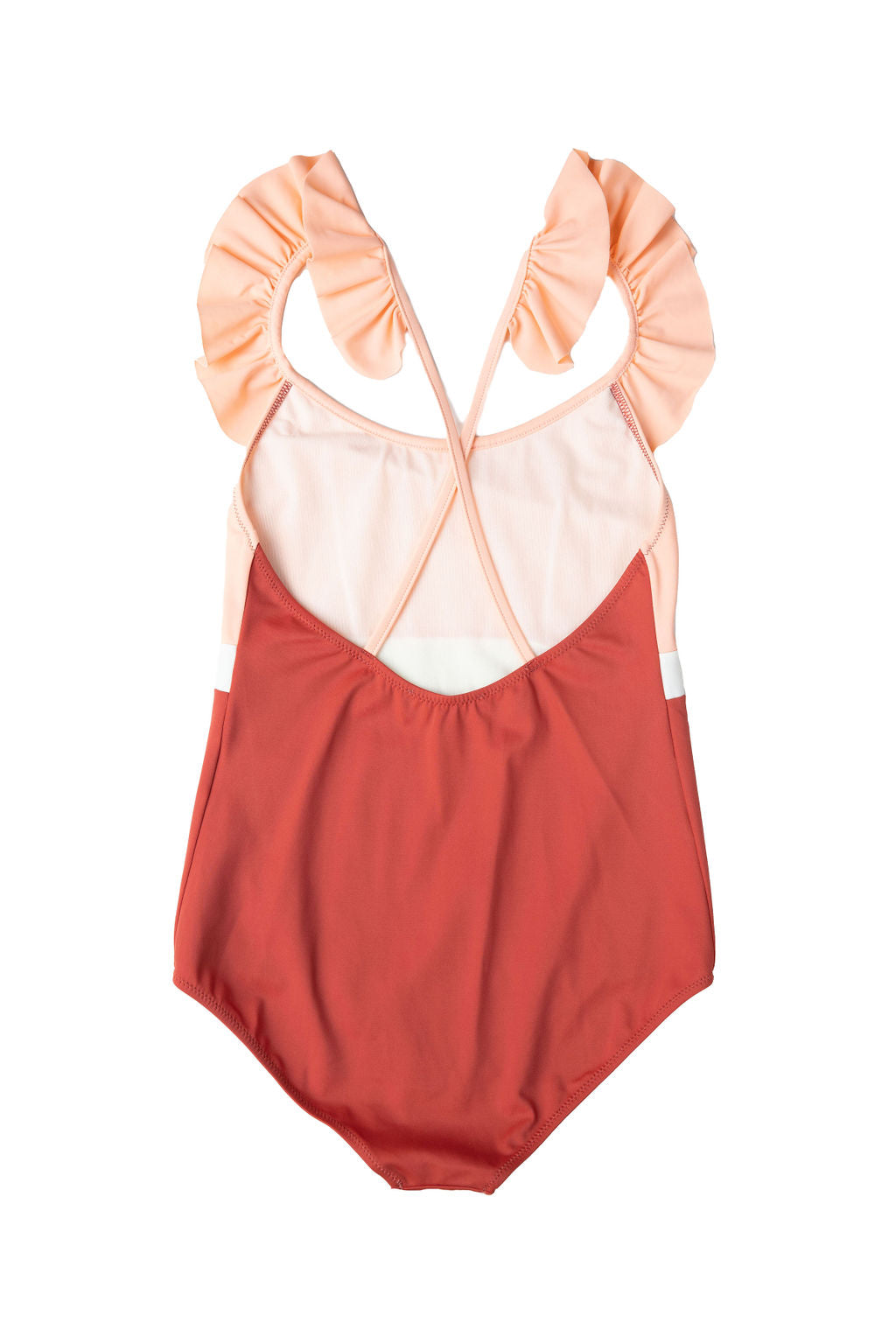 Coco One Piece Swimsuit Terracotta and Peachpink