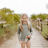 Rashguard Lucie - Sage green