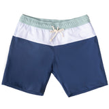 Swimshorts Harry - Spaceblue, ivory and Mint