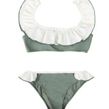 Elisa Bikini Sage Green And Ivory
