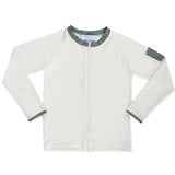 Leo Rashguard Ivory And Sage Green