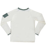 Leo Rashguard Ivory And Sage Green