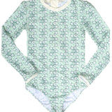 Rebecca Surf Suit Jellyfish Print Mint Sage