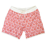 Swim Short Tommaso Jellyfish Print In Terracotta