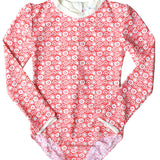 Rebecca Surf Suit Jellyfish Print Terracotta