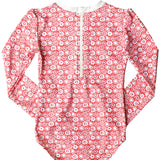 Rebecca Surf Suit Jellyfish Print Terracotta