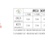 Amelia one piece in peach pink and ivory